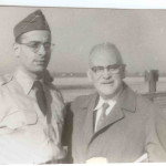 Opi and Chaim in uniform