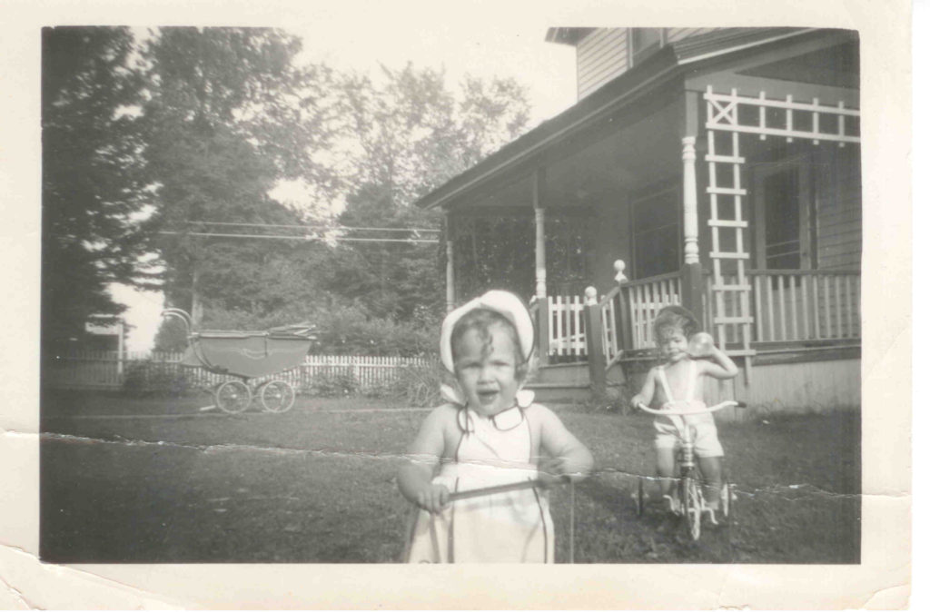 Levi and Miriam on Bikes